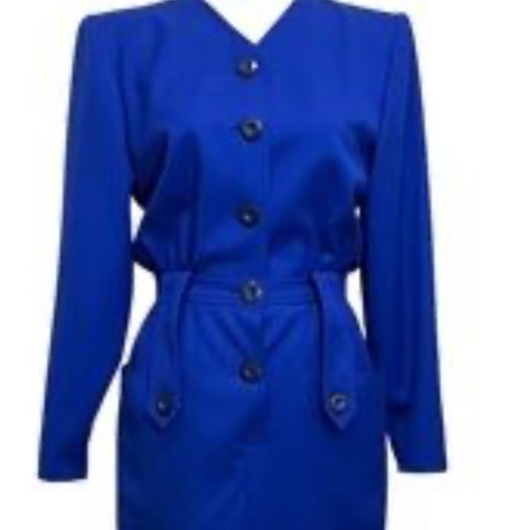 Gorgeous Valentino Miss V Cobalt Blue Dress - Picture 1 of 3